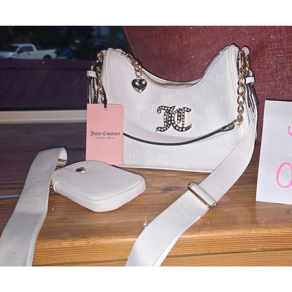 Juicy Couture Semi-Charmed Hobo- White